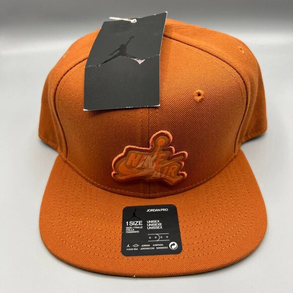 Nike Air Jordan Pro Hat Men Brown‎ Jumpman Snap Back Cap New - Picture 1 of 7